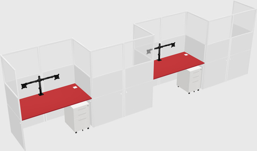 Rectangular cubicles