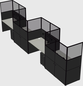 Rectangular cubicles