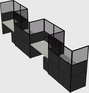 Rectangular cubicles