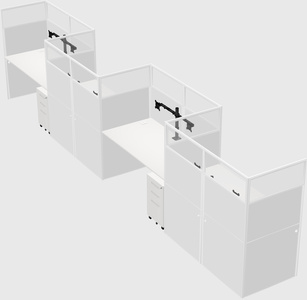 Rectangular cubicles