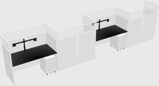 Rectangular cubicles