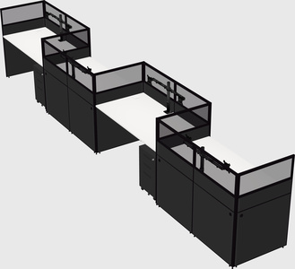 Rectangular cubicles