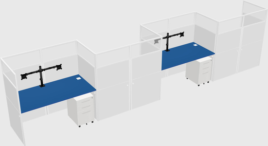 Rectangular cubicles