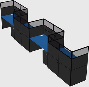 Rectangular cubicles