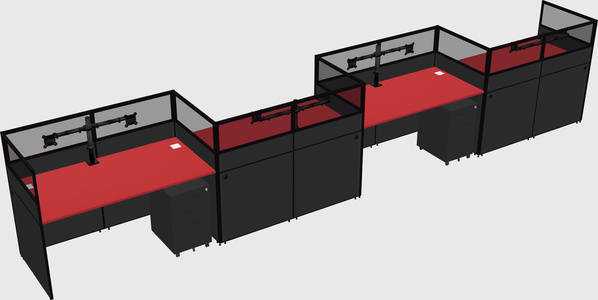 Cabines rectangulaires