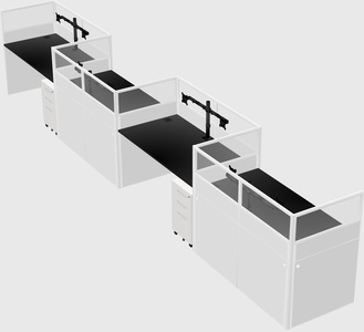 Cabines rectangulaires