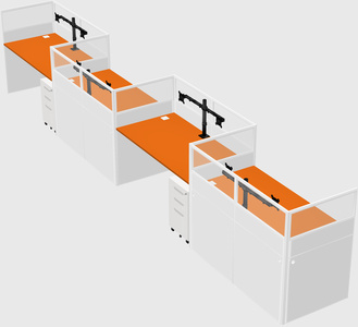 Rectangular cubicles