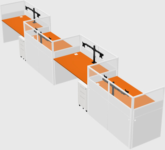 Rectangular cubicles