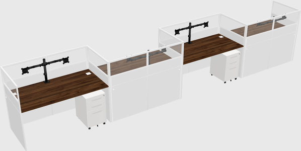Rectangular cubicles
