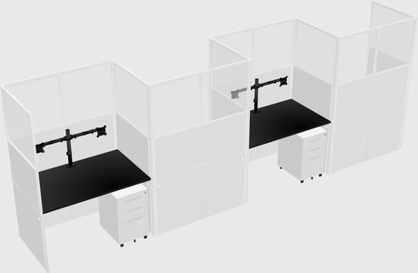 Rectangular cubicles