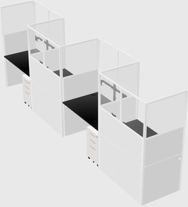 Rectangular cubicles
