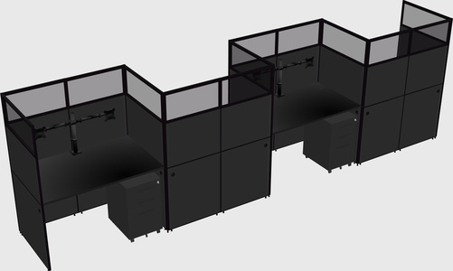 Cabines rectangulaires