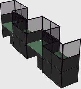 Rectangular cubicles