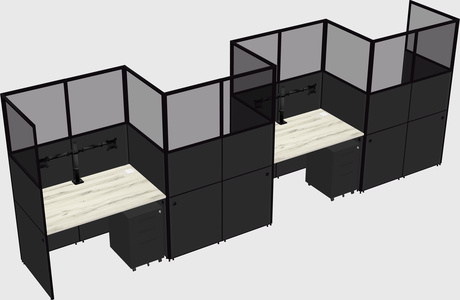 Rectangular cubicles