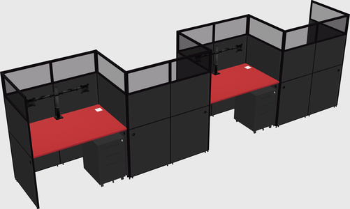 Cabines rectangulaires