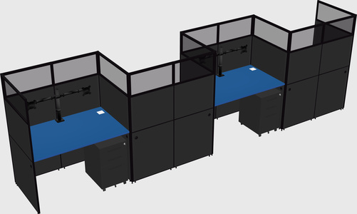 Rectangular cubicles