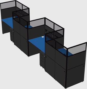 Rectangular cubicles