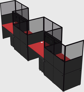 Cabines rectangulaires