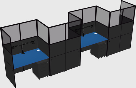Rectangular cubicles