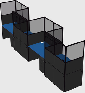 Rectangular cubicles