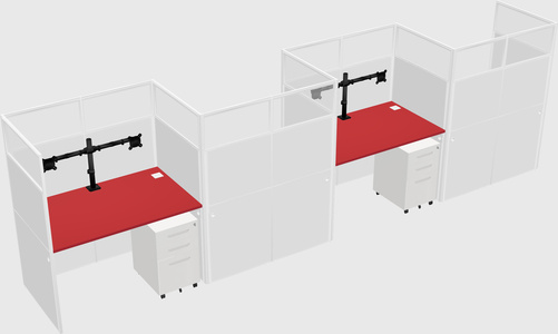 Rectangular cubicles