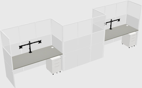 Rectangular cubicles