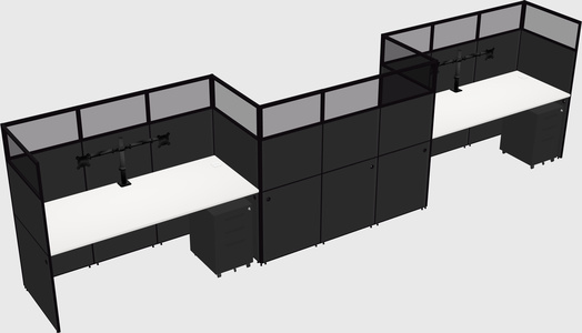Rectangular cubicles