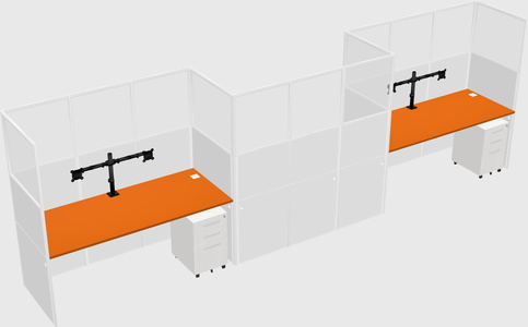 Rectangular cubicles