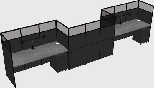 Rectangular cubicles