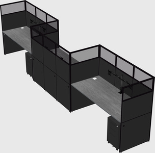 Rectangular cubicles