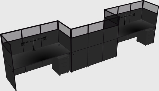 Cabines rectangulaires