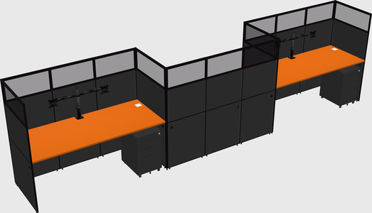 Rectangular cubicles