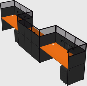 Rectangular cubicles