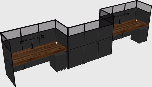 Rectangular cubicles