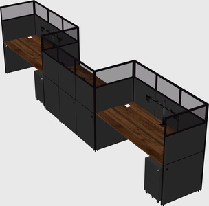Rectangular cubicles