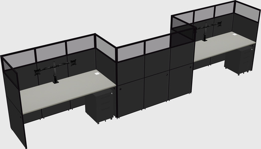 Rectangular cubicles