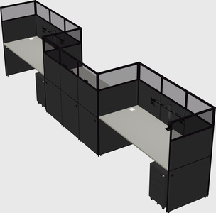 Rectangular cubicles