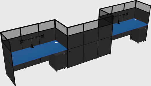 Rectangular cubicles