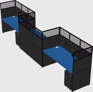 Rectangular cubicles