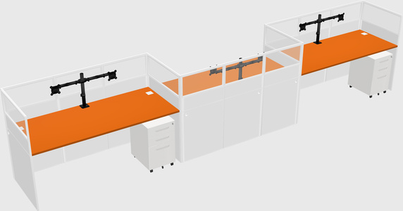 Rectangular cubicles