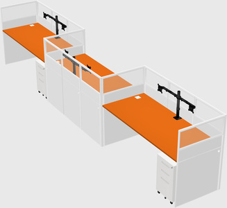 Rectangular cubicles