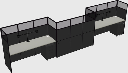 Rectangular cubicles