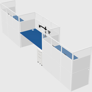 Rectangular cubicles