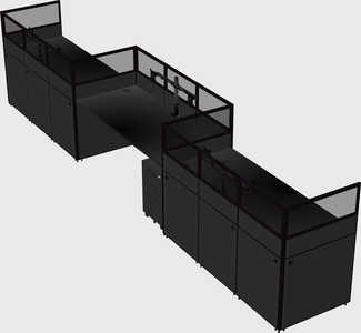 Rectangular cubicles