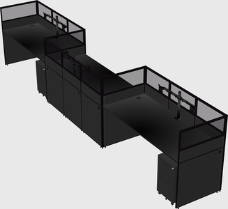 Rectangular cubicles