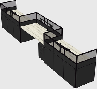 Rectangular cubicles