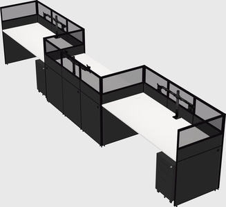 Rectangular cubicles