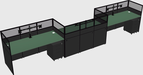 Rectangular cubicles