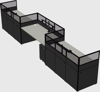 Rectangular cubicles