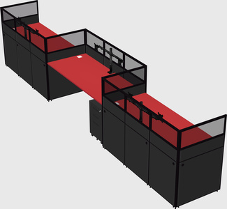 Rectangular cubicles